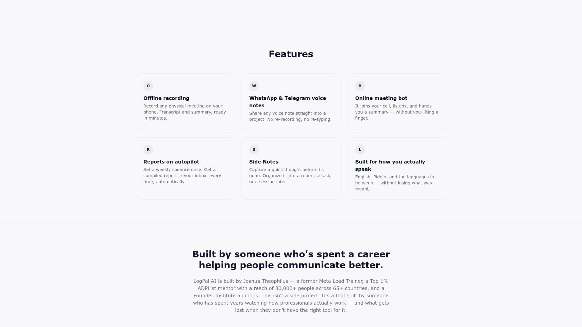 AI summary, decisions and action points