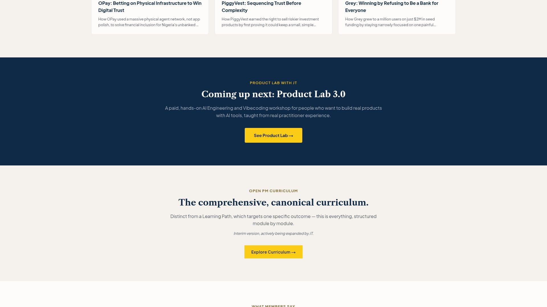 Learning resource / curriculum