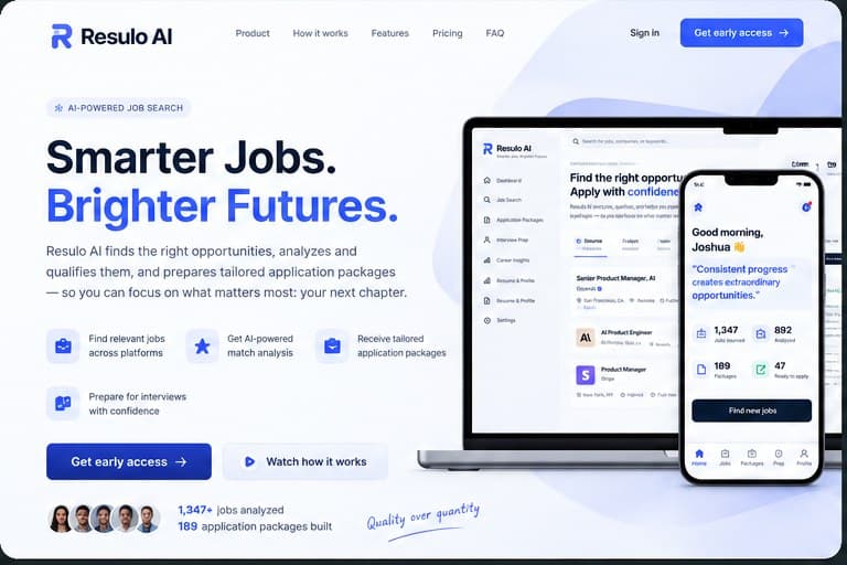 Landing page and product positioning